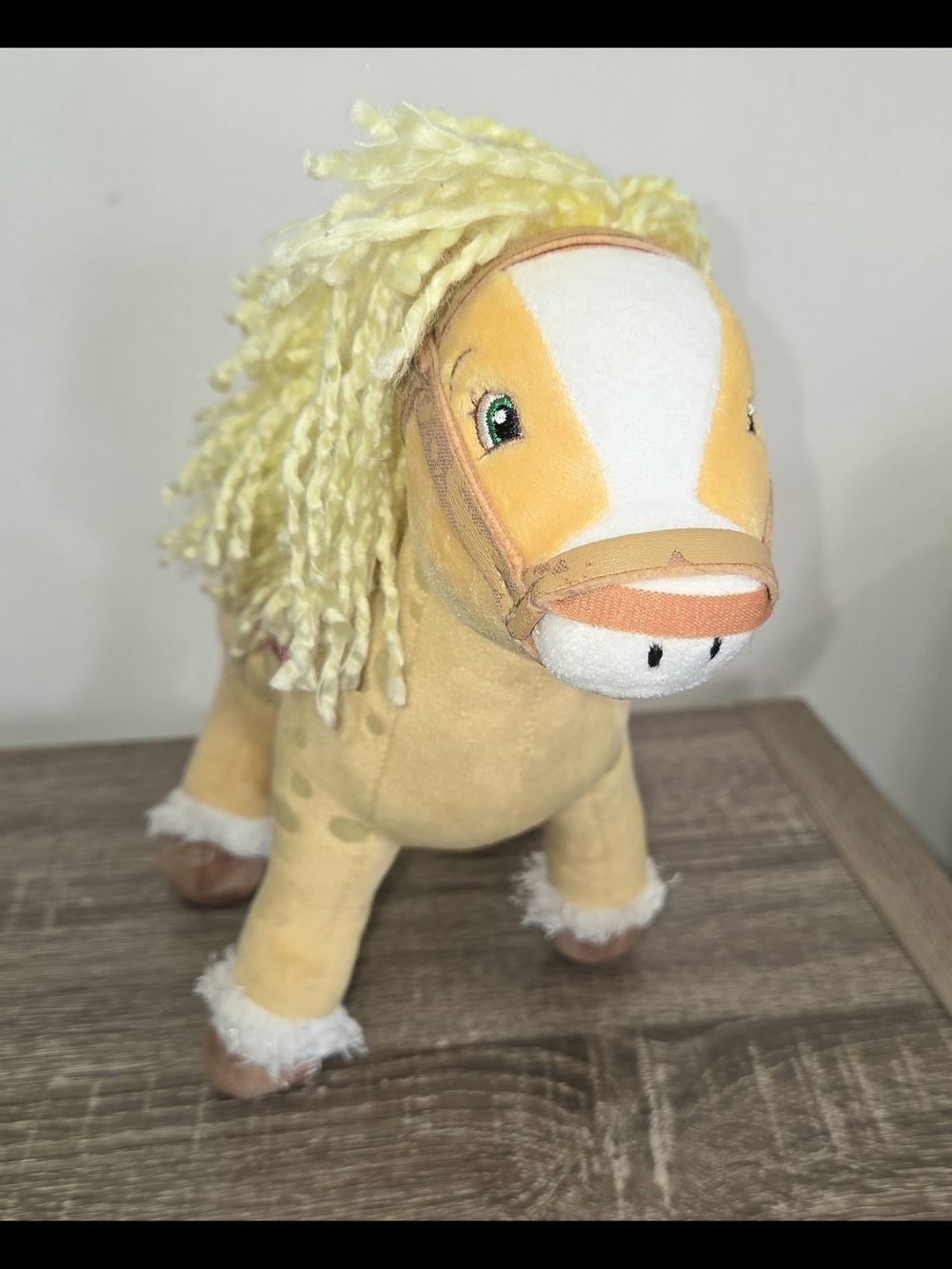 Strawberry Shortcake's Honey Pie Tan Spotted Horse w Reins 10" NO Tags SEE PICTU